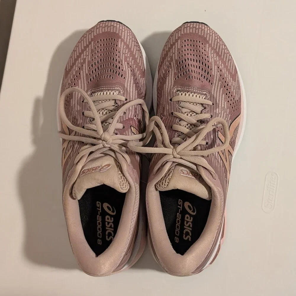 Asics GT-2000 8 Running Shoes, Watershed Rose/Rose Gold, Size 10